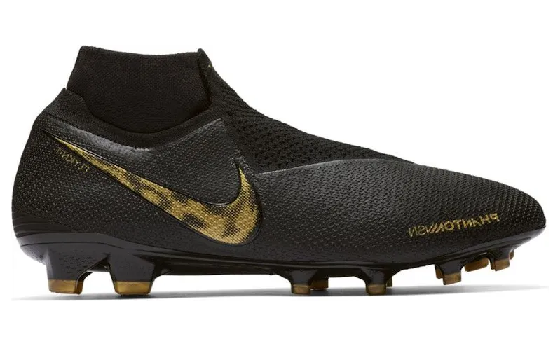 Nike Phantom Vision Elite DF FG Black Metallic Vivid Gold (AO3262-077)