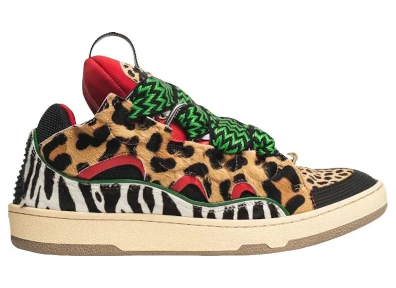 Lanvin Curb Leopard (FM-SKRK11-ZLEX-H21)