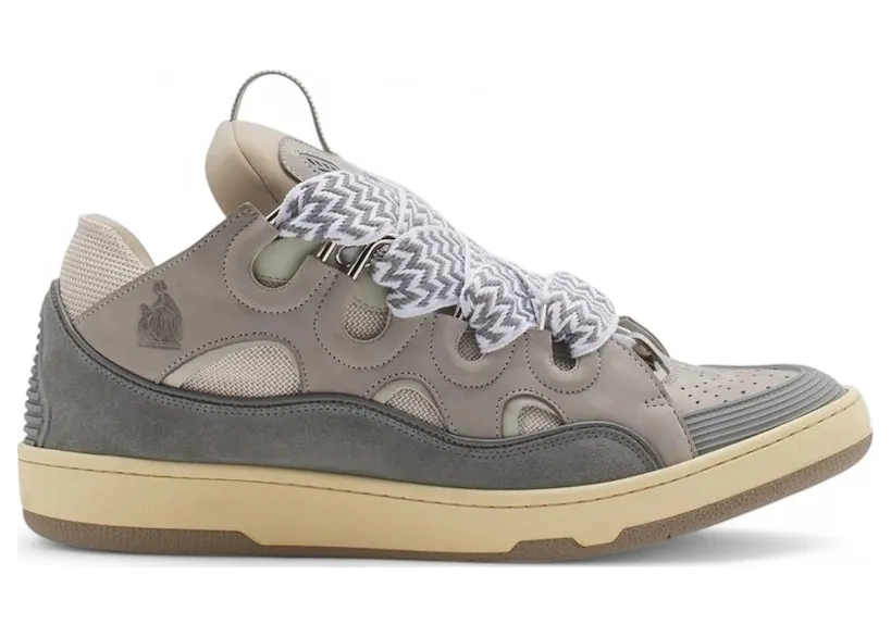 Lanvin Curb Sneaker Grey Ivory (FM-SKRK11-DRAG-A20132)