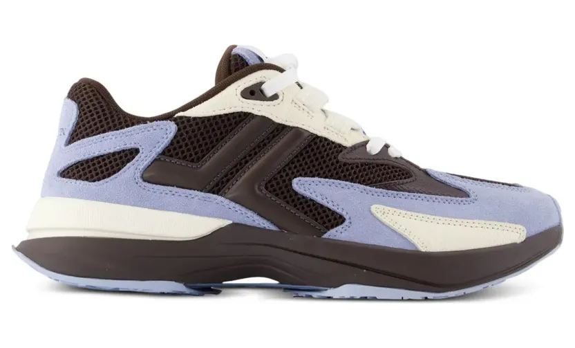 Lanvin JLA suède with mesh vlak – Brown (FUSKAK02NASUE256005)