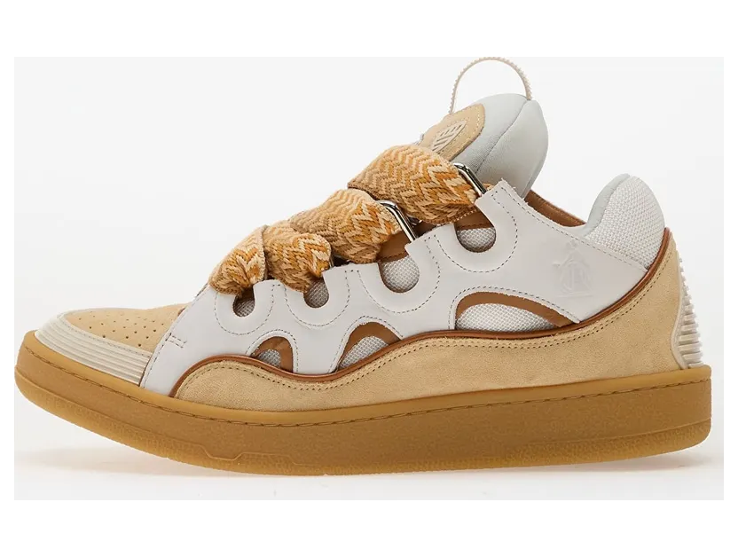 Lanvin Leather Curb Optic White Honey