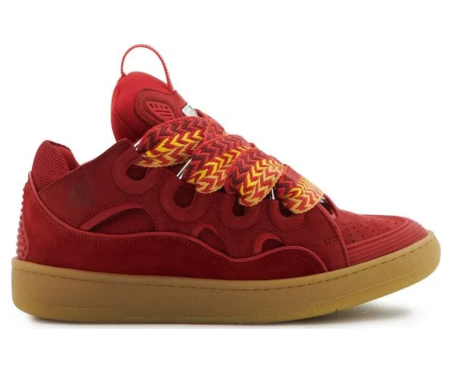 Lanvin Leather Curb Poppy Red (FM-SKRK11-DRAG-E2237)