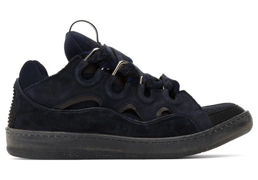 Lanvin Navy Curb Sneakers (FM-SKRK11-TRAG-A22)