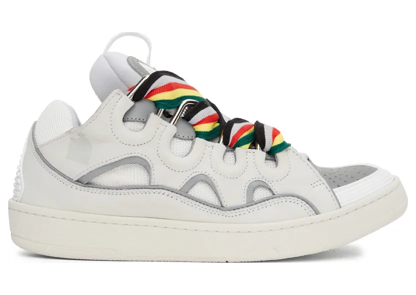 Lanvin Off-White & Grey Curb (FM-SKRK11-REFL-P22)