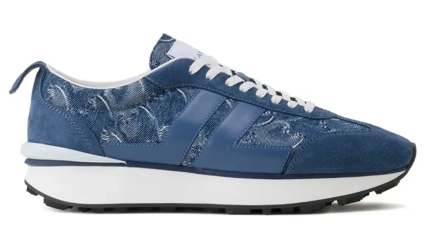 Lanvin with vlakken and patroon – Blue (FUSKBUMPDEJAP26)