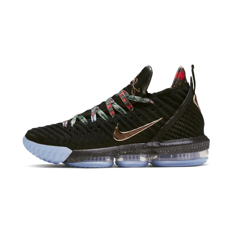 Nike LeBron 16 Watch the Throne Black/Metallic Gold-Rose Frost (CI1518-001)