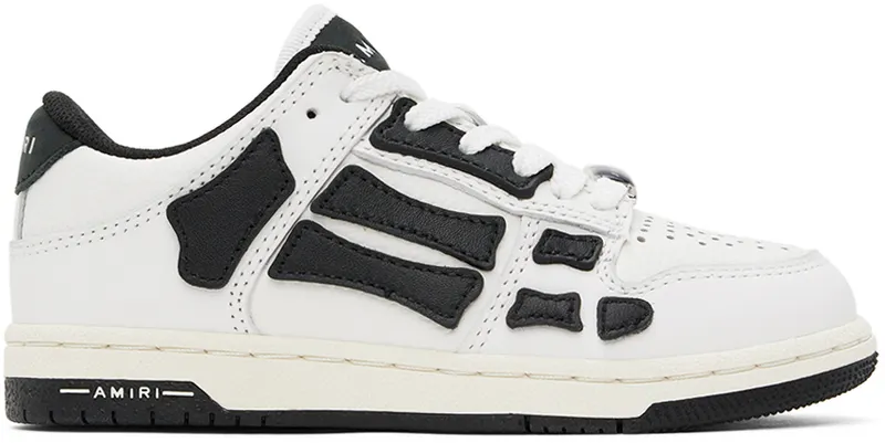 AMIRI Kids Black & White Skel (PF22KFS004-004)