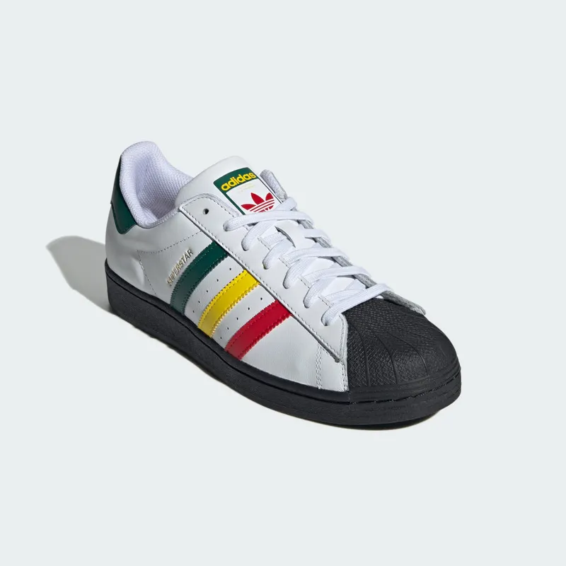 adidas Superstar Cloud White / Yellow / Collegiate Green (IH3120)