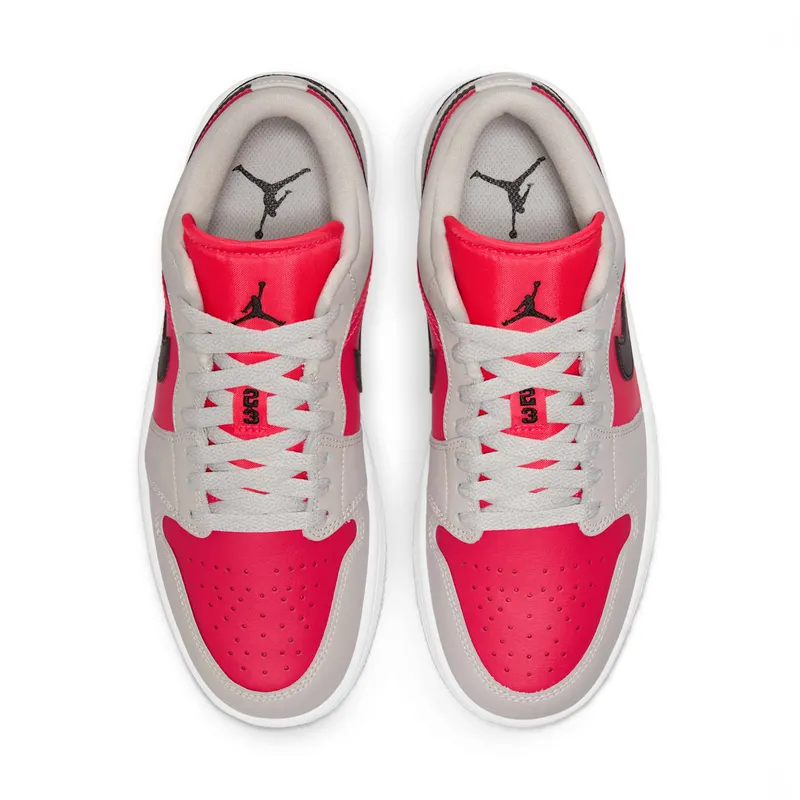 Air Jordan 1 Retro Low Light Iron Ore Siren Red (DC0774-060)