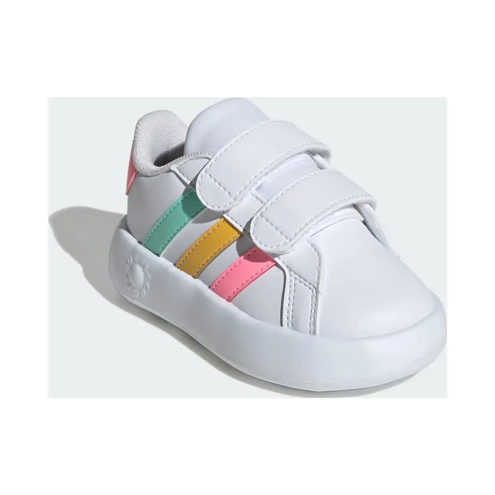 adidas Grand Court 2.0 Kids Cloud White / Pulse Mint / Beam Pink (IE1371)