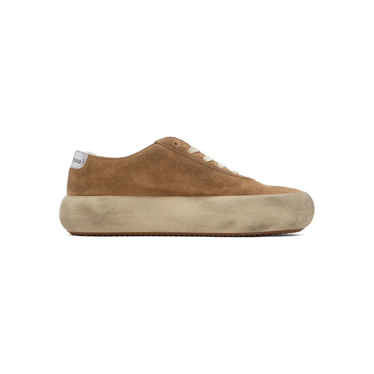 Golden Goose SSENSE Exclusive Brown Space-Star Sabot Sneakers (GMF00345.F002995.55353)