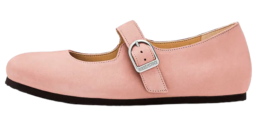 Birkenstock Santa Clarita Flats “Pink Clay – Narrow Fit” (1031550)