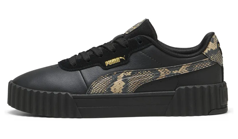 Puma Carina 3.0 Snake Chic “Puma Black / Puma Gold” (400723_02)