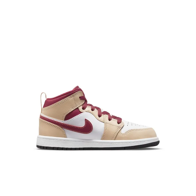 Jordan 1 Mid Younger Kids’ Brown (640734-201)