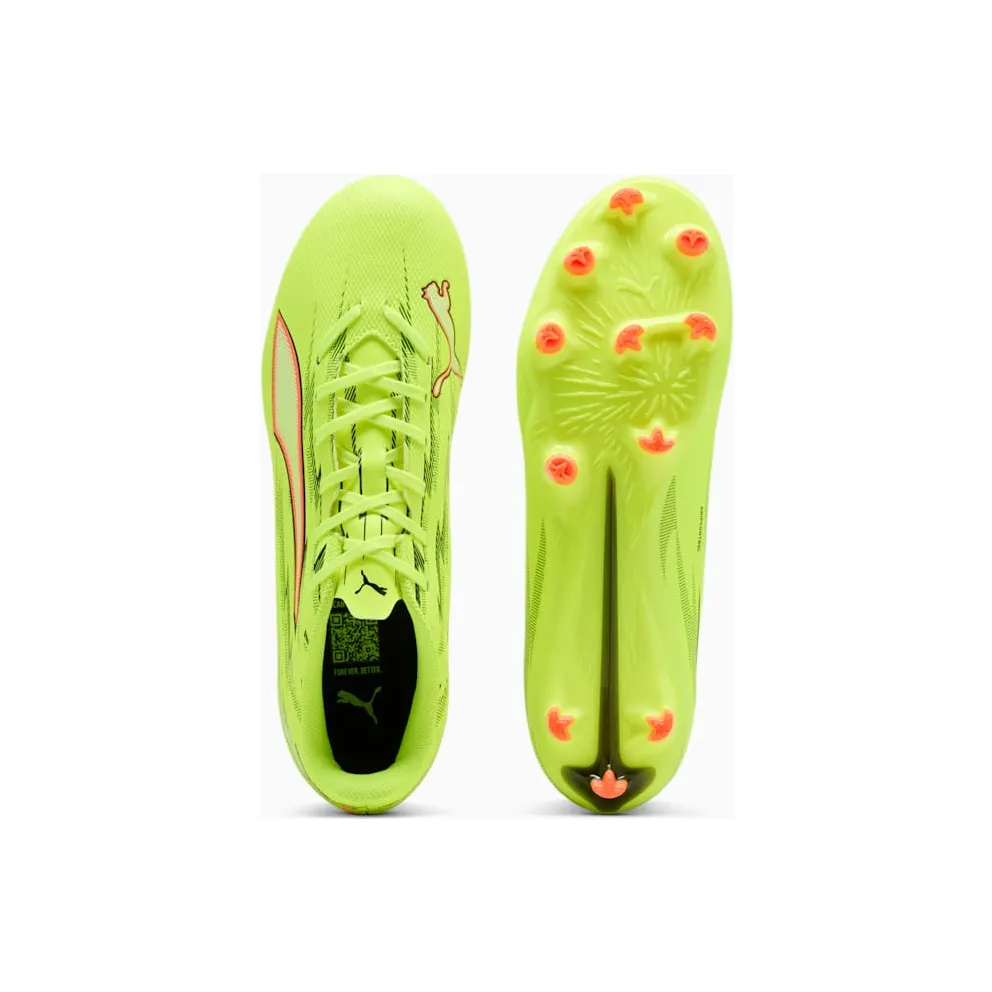 Puma Ultra 6 Play FG/AG Yellow Alert Black Glowing Red Lime Squeeze (108704-01)