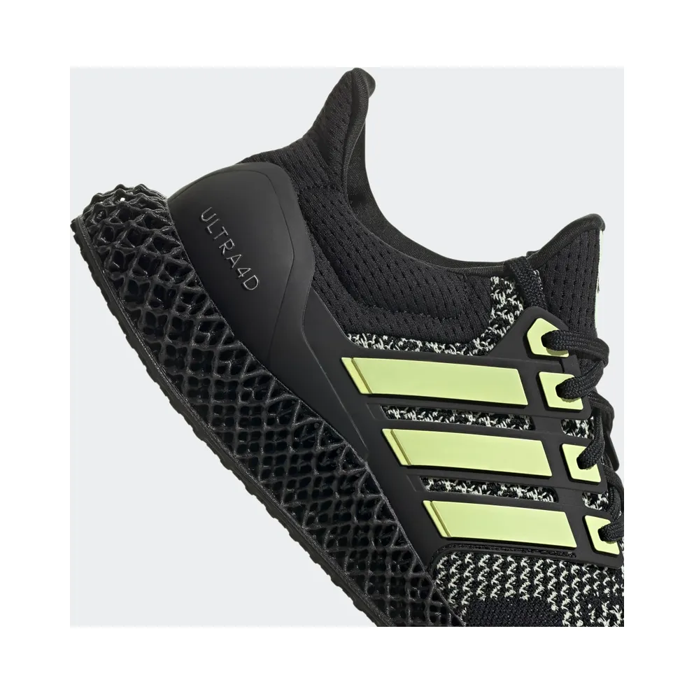 Adidas Ultra 4D Core Black / Almost Lime / Silver Metallic (GZ4499)