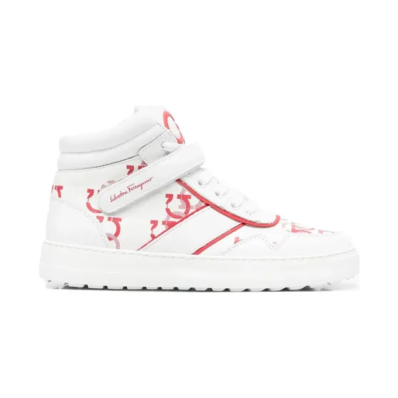 Ferragamo Klassische High-Top-Sneakers “White” (756261)