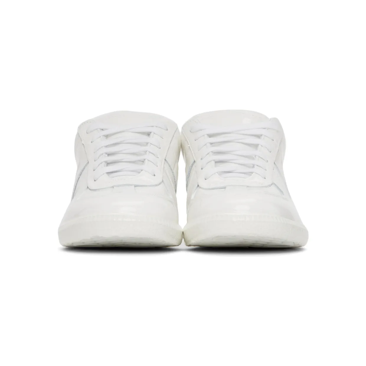 Maison Margiela White Rubber Replica Low Sneakers (S58WS0109 P4487) (2)