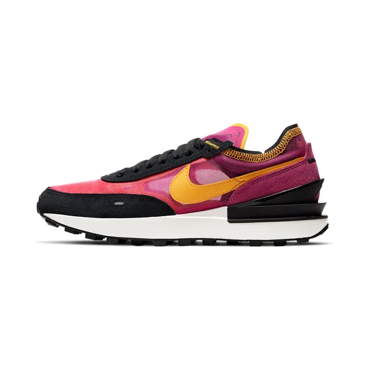 Nike Waffle One Red “Active Fuchsia / Black / Coconut Milk / University Gold” (DC2533-600)
