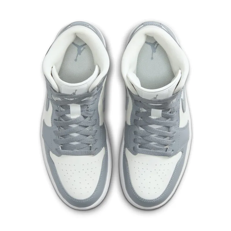 Nike Air Jordan 1 Mid Stealth Grey White (W) (BQ6472-115)
