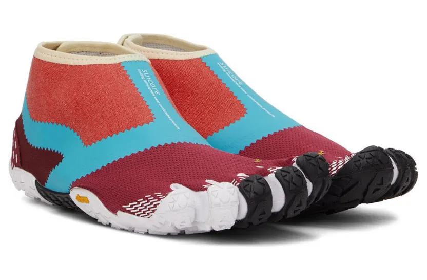 Suicoke Red & Blue NIN-LO FiveFingers Sneakers (S21MLC3) (4)