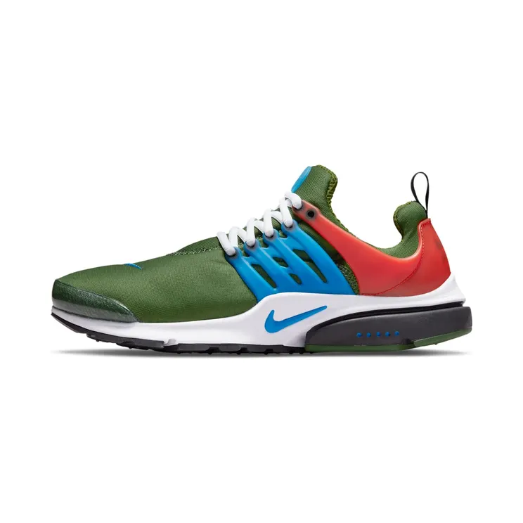 Nike Air Presto “Forest Green / Team Orange / White / Photo Blue” (CT3550-300)