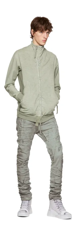 Boris Bidjan Saberi SSENSE Exclusive Grey Bamba 1.1 Sneakers (SSNSx14) (5)