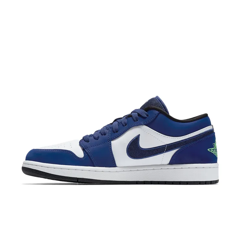 Jordan 1 Low Insignia Blue Insignia Blue/Wolf Grey-Ghost Green (553558-405)