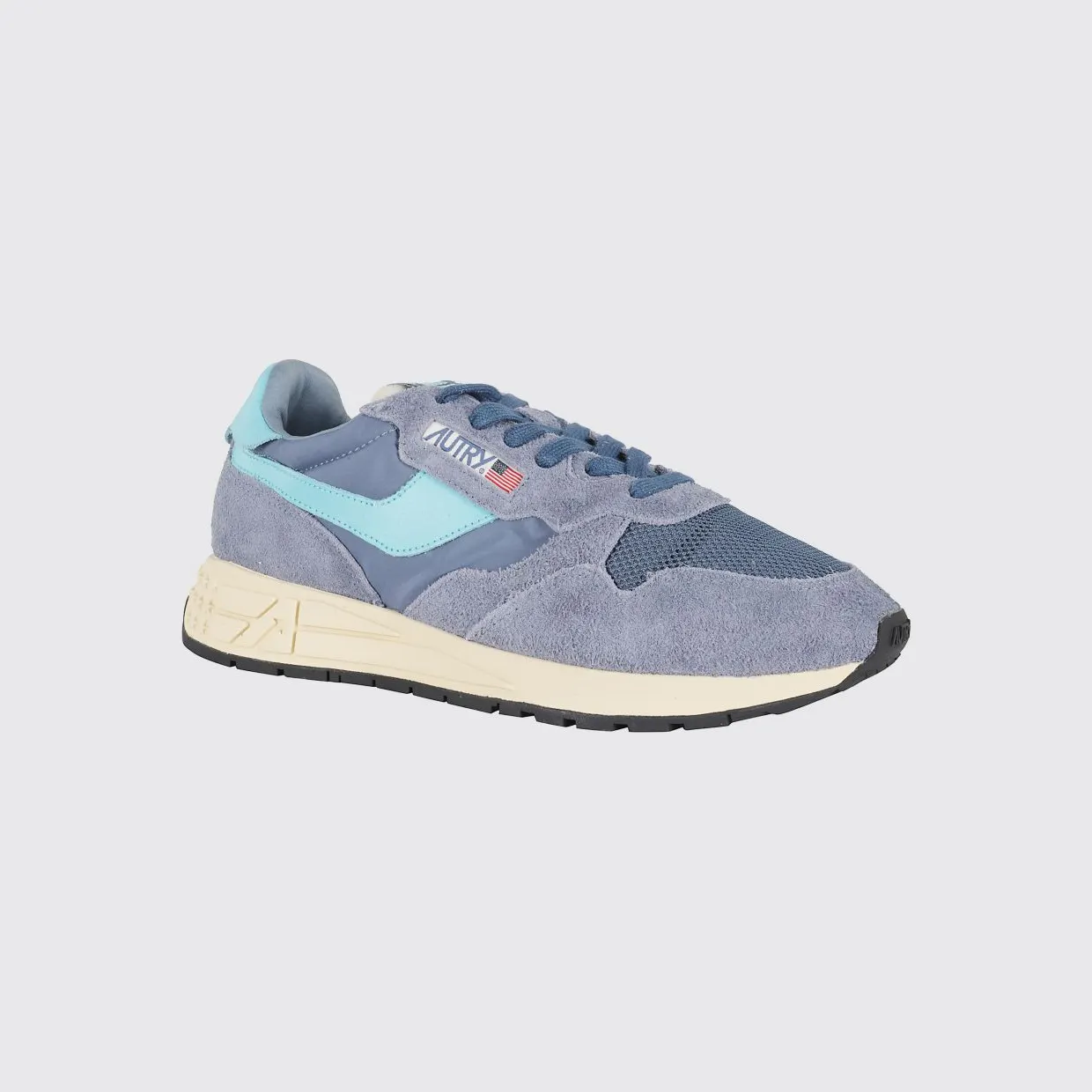 Autry Reelwind Suede And Nylon Sneakers Blue (WWLMUT37)