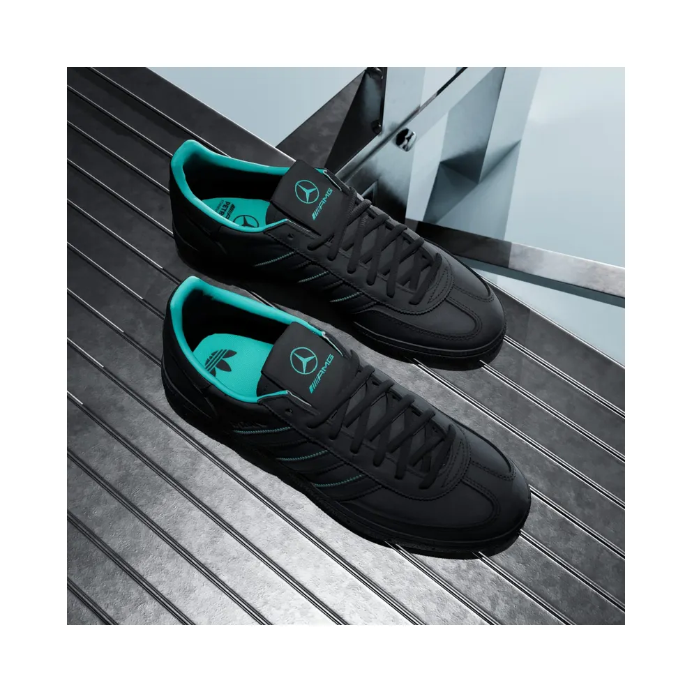 Adidas HANDBALL SPEZIAL MERCEDES Shoes Core Black / Core Black / Semi Mint Rush (KJ1195)