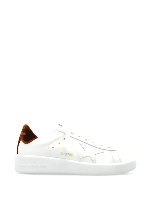 Golden Goose Purestar leren sneakers with applicatie – White (GWF00197F008070)