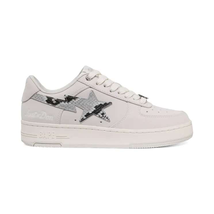 A Bathing Ape Bape Sta Just Don Python White (1M23-191-907)