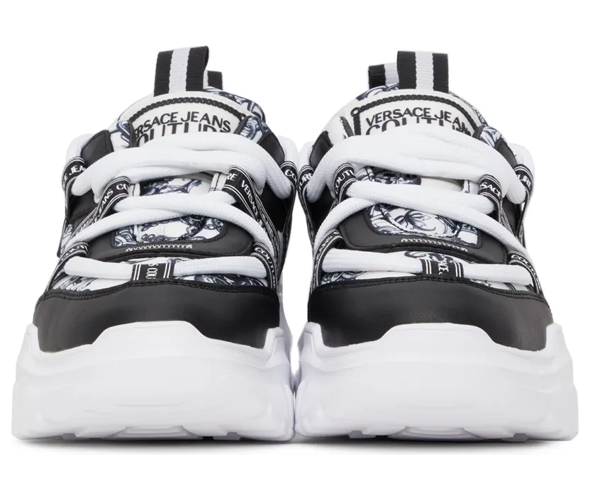 Versace Jeans Couture Chunky Logo “White/Black” (E71YA3SC5 EZS053) (2)