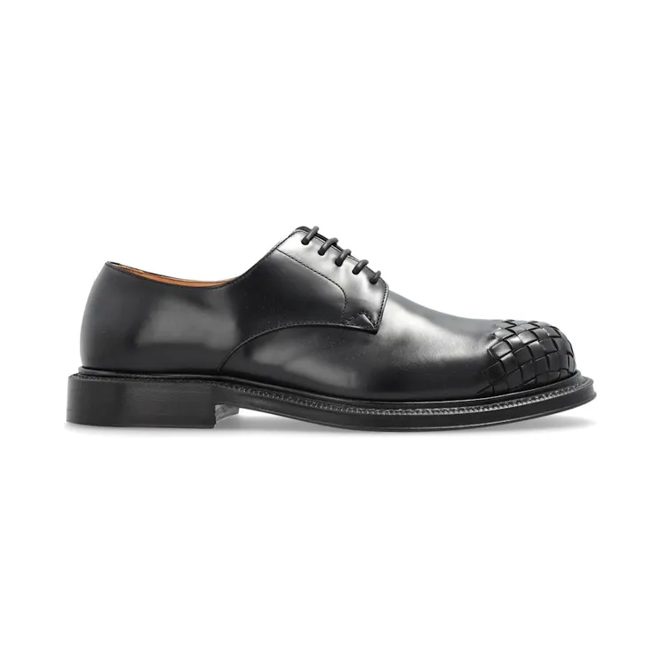Bottega Veneta James Lace-Up Shoe Black (837736 V2WX0 1000)