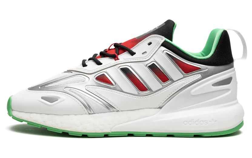 adidas Gamora ZX 2K Boost Silver Metallic / Cloud White / Scarlet (GX1205)