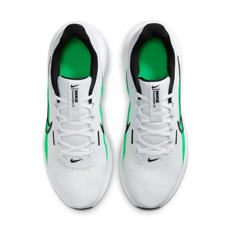 Nike Downshifter 13 White Green Shock Black (FD6454-106)