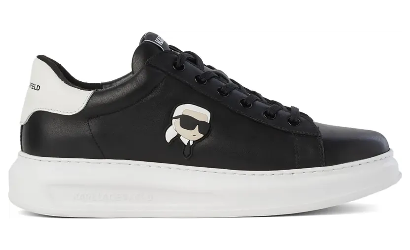 Karl Lagerfeld Ikon Nft Kapri leren “Black” (KL52530N999)