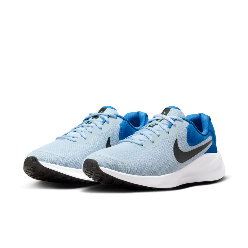 Nike Revolution 7 Light Armory Blue Star Blue Green Strike Black (FB2207-402)