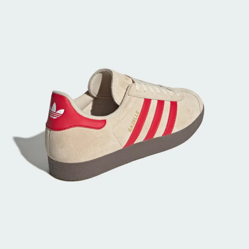 Adidas Gazelle Sand Strata / Better Scarlet / Cloud White (JH5393)