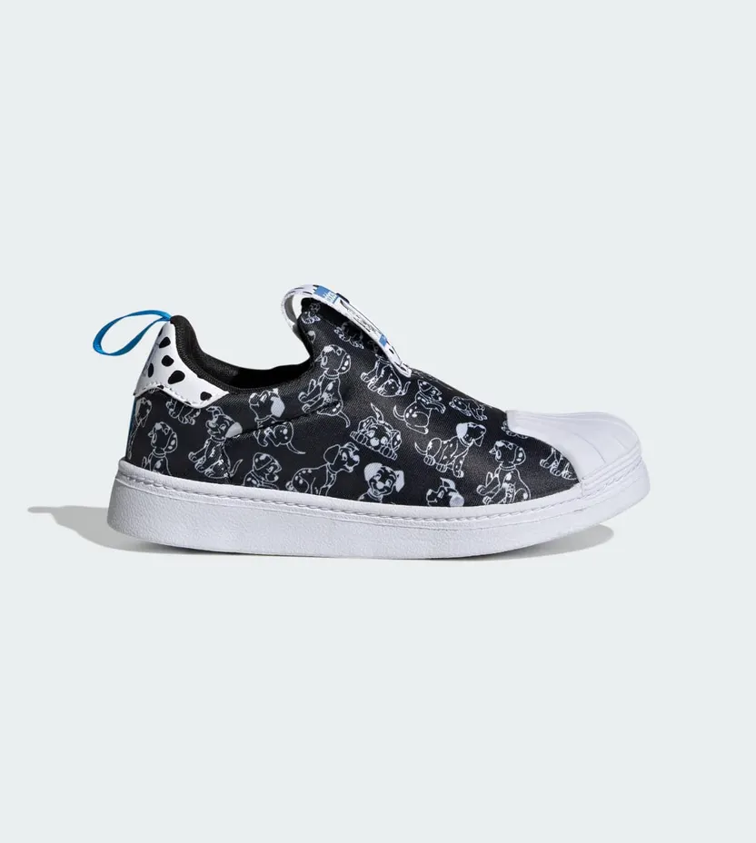 adidas adidas Originals x Disney 101 Dalmatiërs Superstar 360 Kids Core Black / Cloud White / Bright Blue (ID9710)