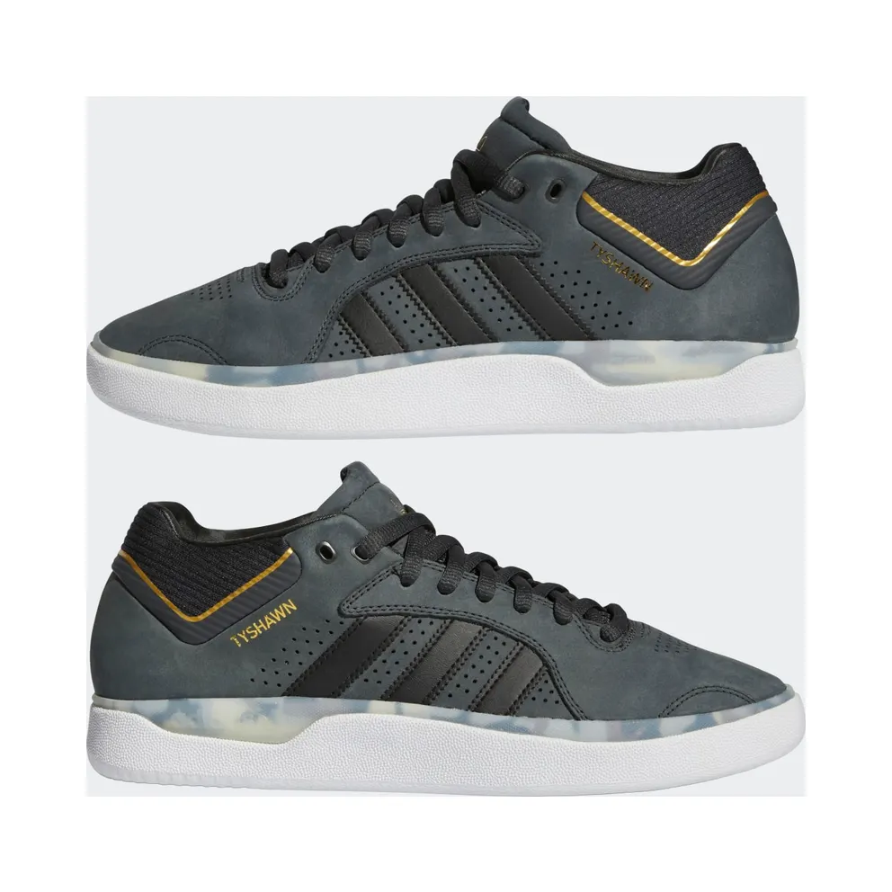 adidas Tyshawn Carbon / Core Black / Gold Metallic (GW4895)