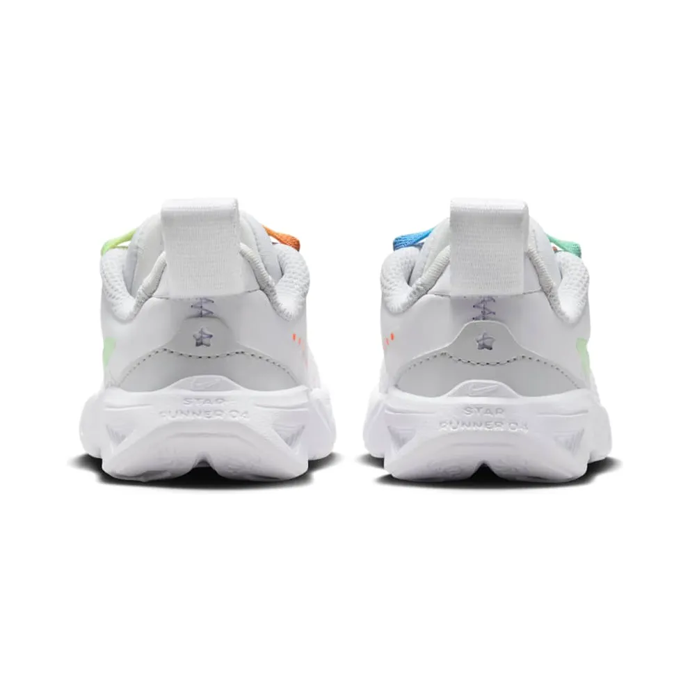 Nike Star Runner 4 Next Nature SE White Photon Dust Total Orange Vapor Green (FN4978-100)