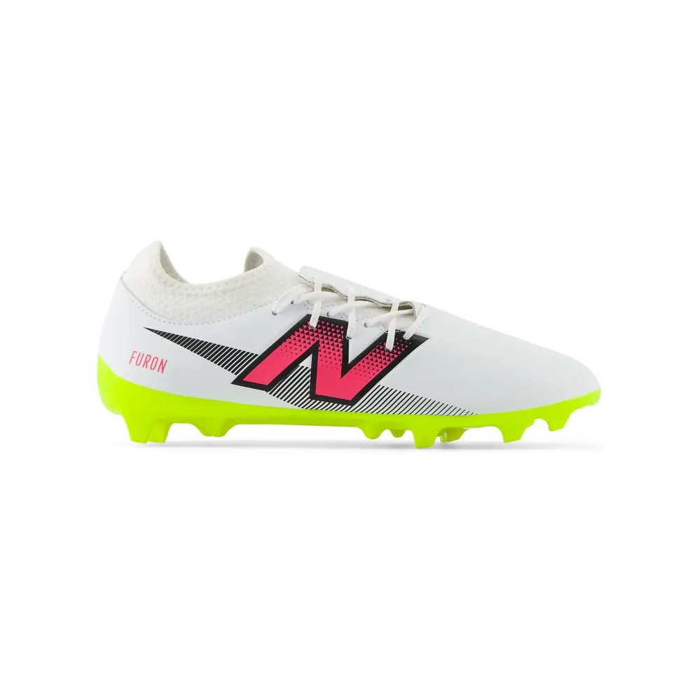 New Balance Furon Dispatch FG V7 White Hi-Lite Neon Pink (SF3FH75)