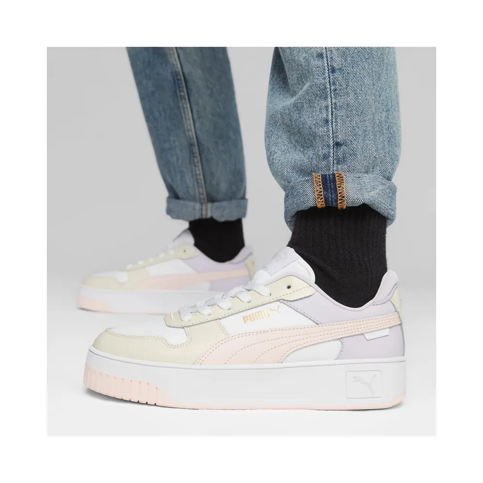 Puma Carina Street White/Pink (389390-10)