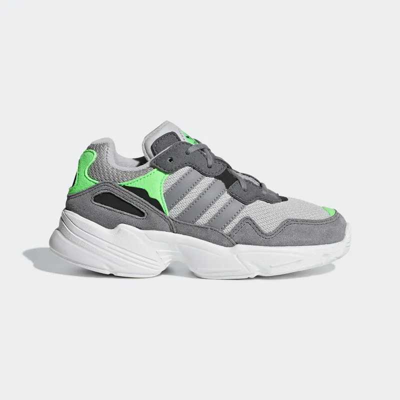 adidas Yung-96 Grey Shock Pink (PS) Grey Two/Grey Three/Shock Pink (F34280)