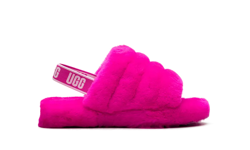Ugg Fluff Yeah Slide “Rock Rose” (1098494K-RCR)