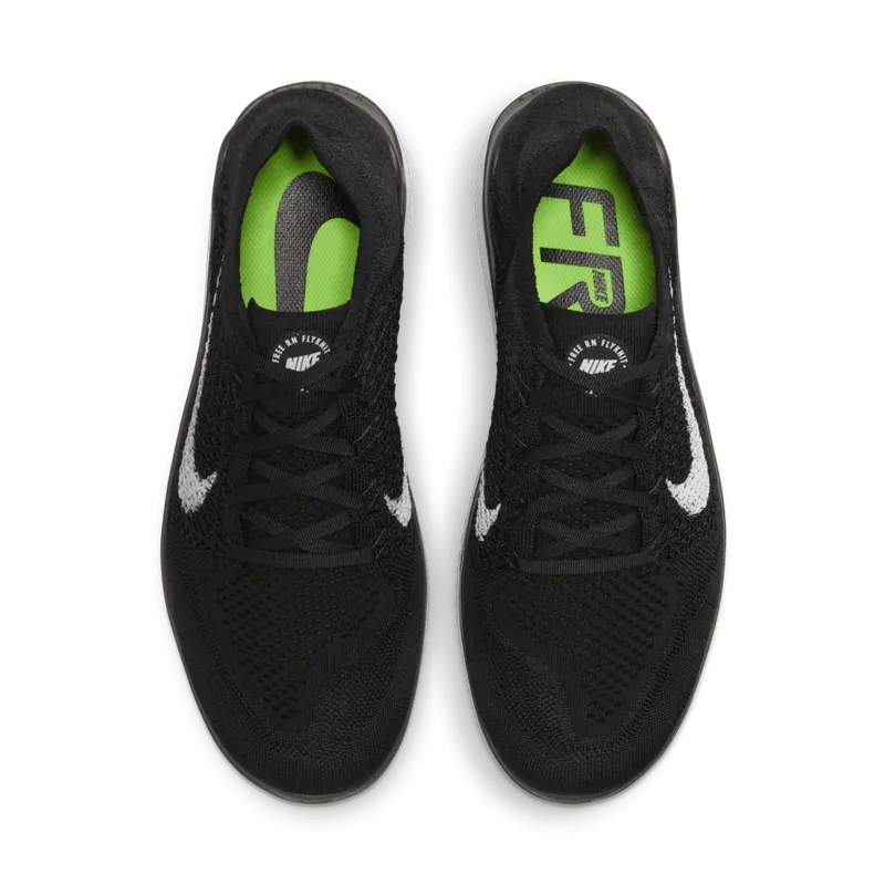 Nike Free RN Flyknit 2018 Black White Black/White (942838-001)