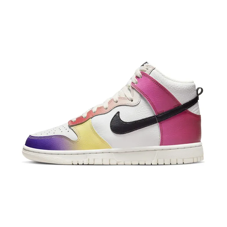 Nike DUNK HIGH MNS Multicolor Gradient “Summit White / Team Red / Gym Red / Black” (FD0802-100)