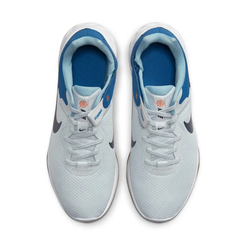 Nike Revolution 6 FlyEase Next Nature Easy On/Off Road Running Grey (DC8992-002)
