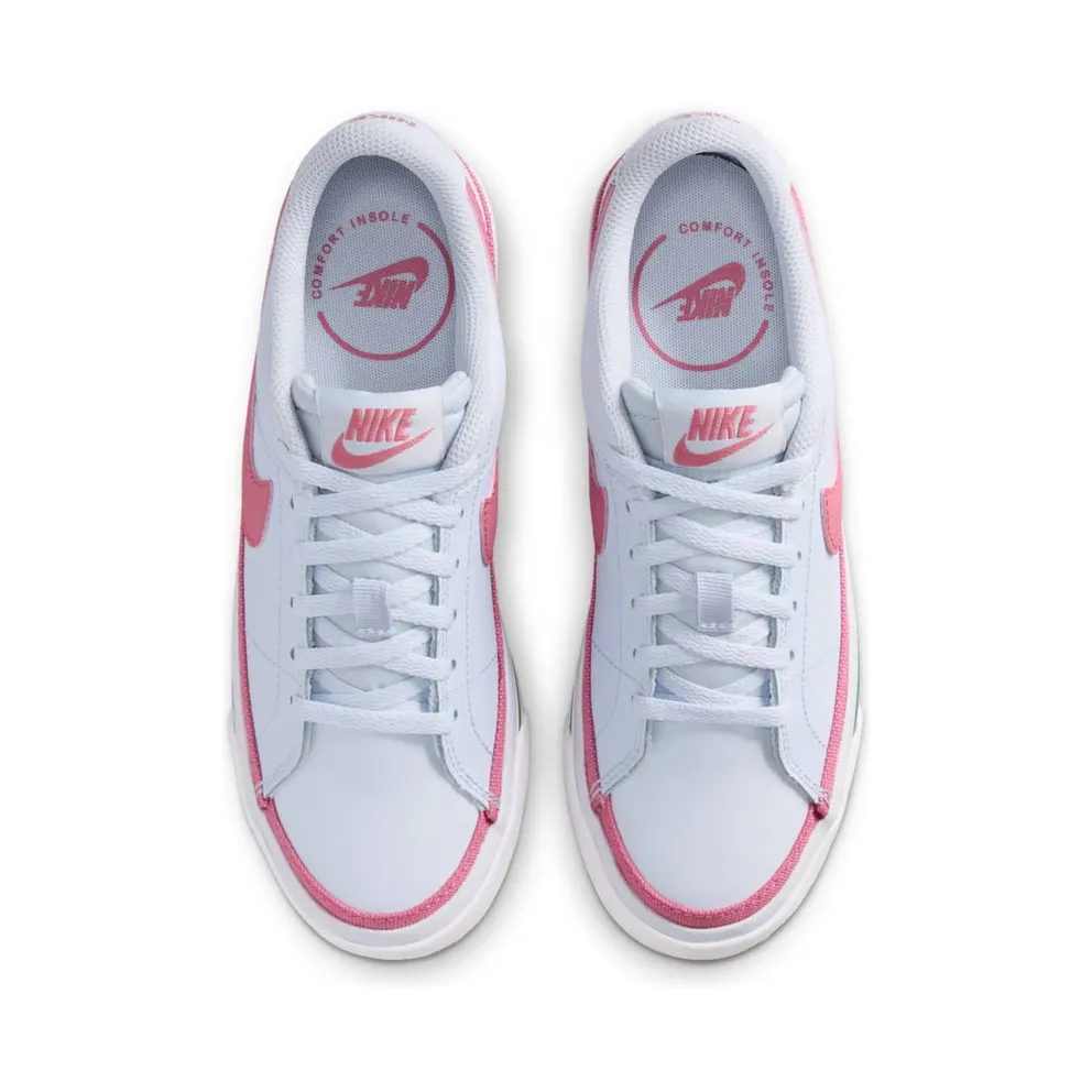 Nike Court Legacy Football Grey Malachite Peony (DA5380-009)